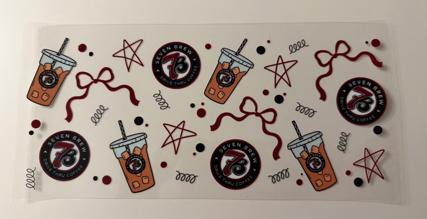 7 Brew UV DTF Cup Wrap