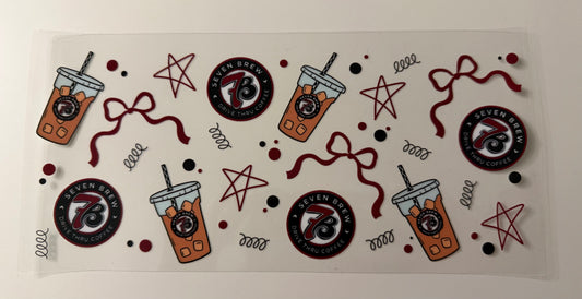 7 Brew UV DTF Cup Wrap