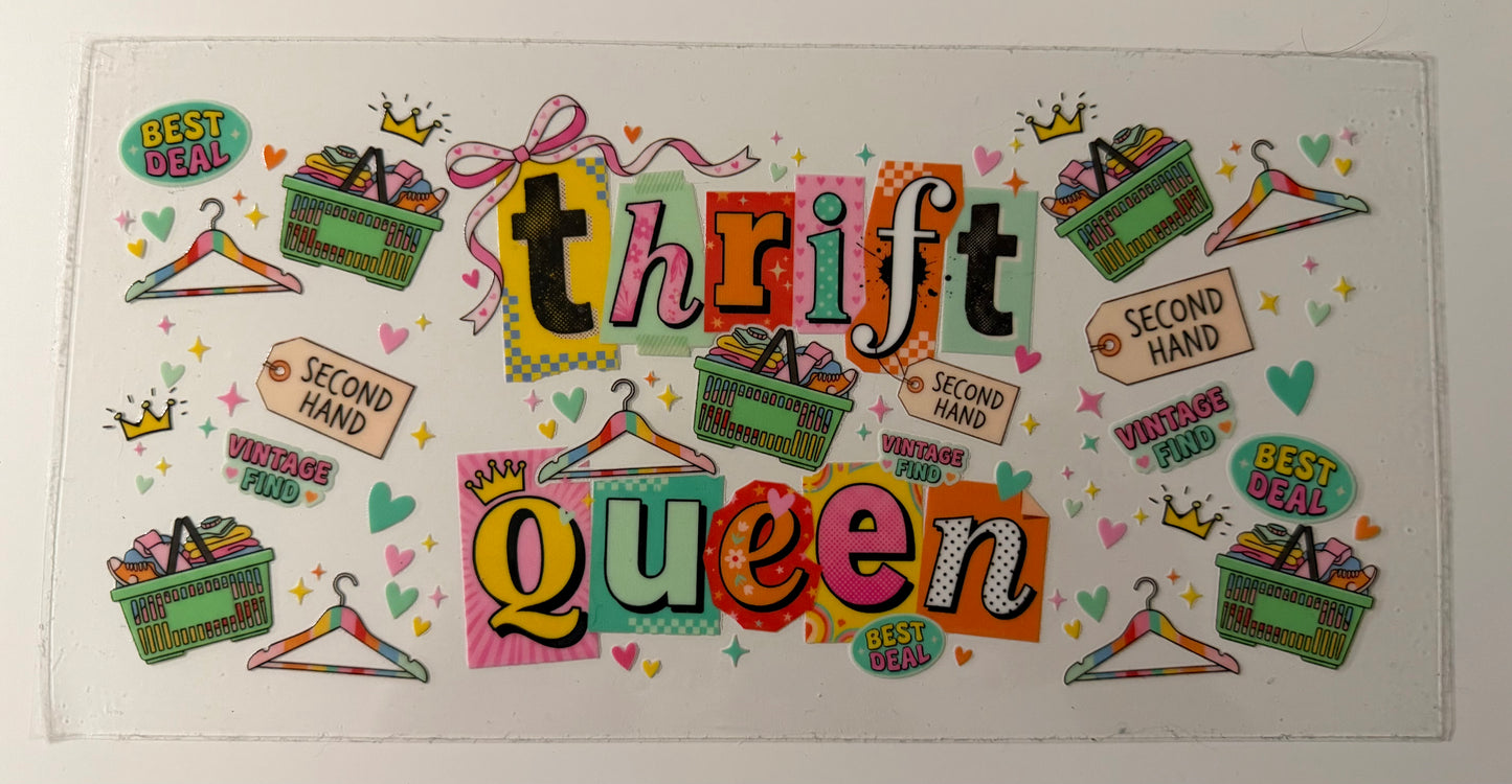 Thrift Queen UV DTF Wrap