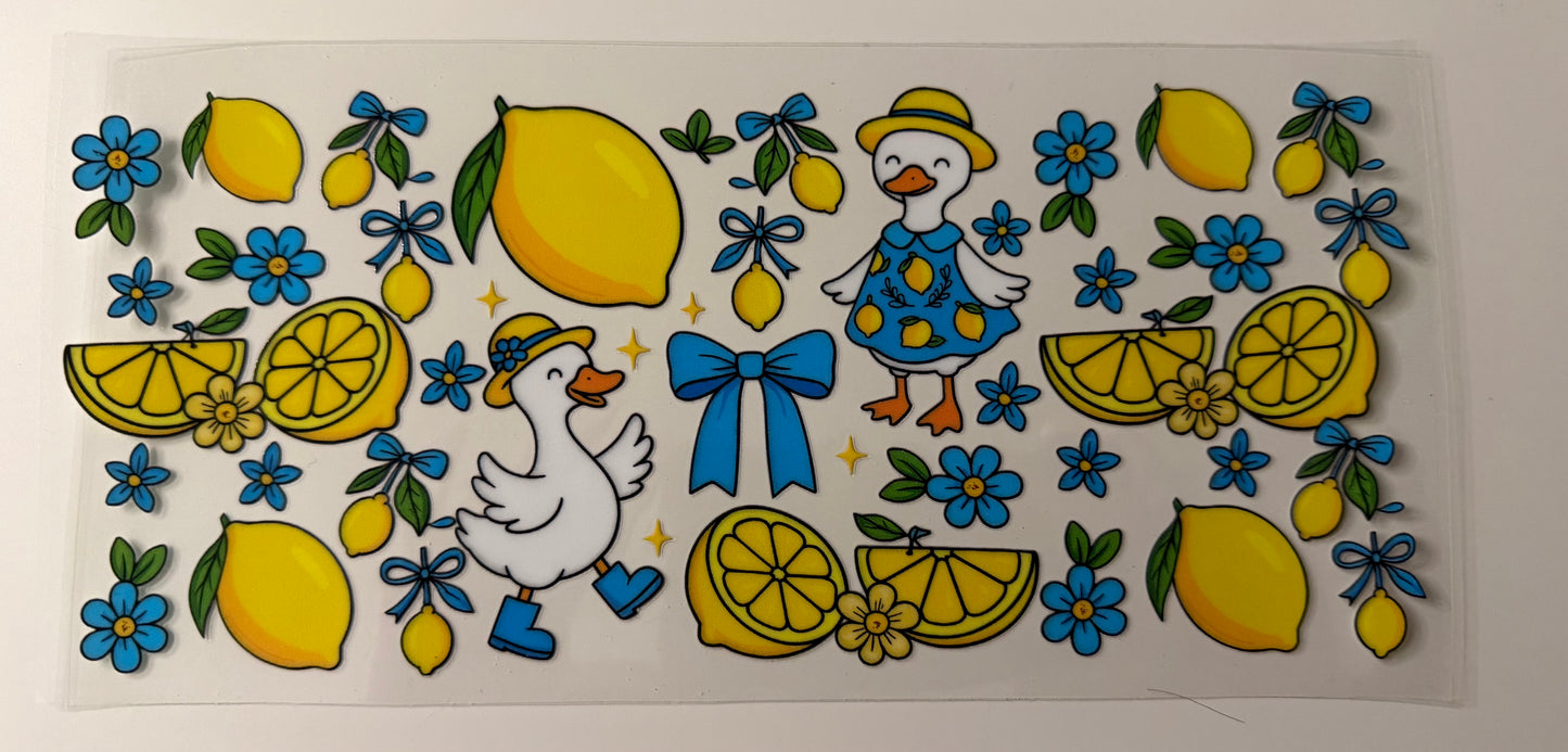 Lemons & Geese UV DTF Wrap