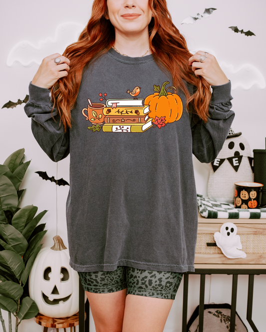 Fall Books Long Sleeve
