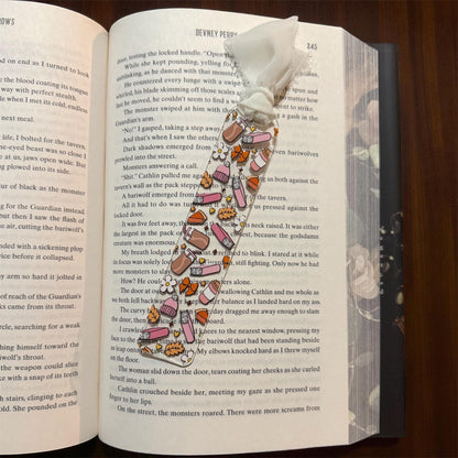 Books, Brews & Bows Acrylic Bookmark
