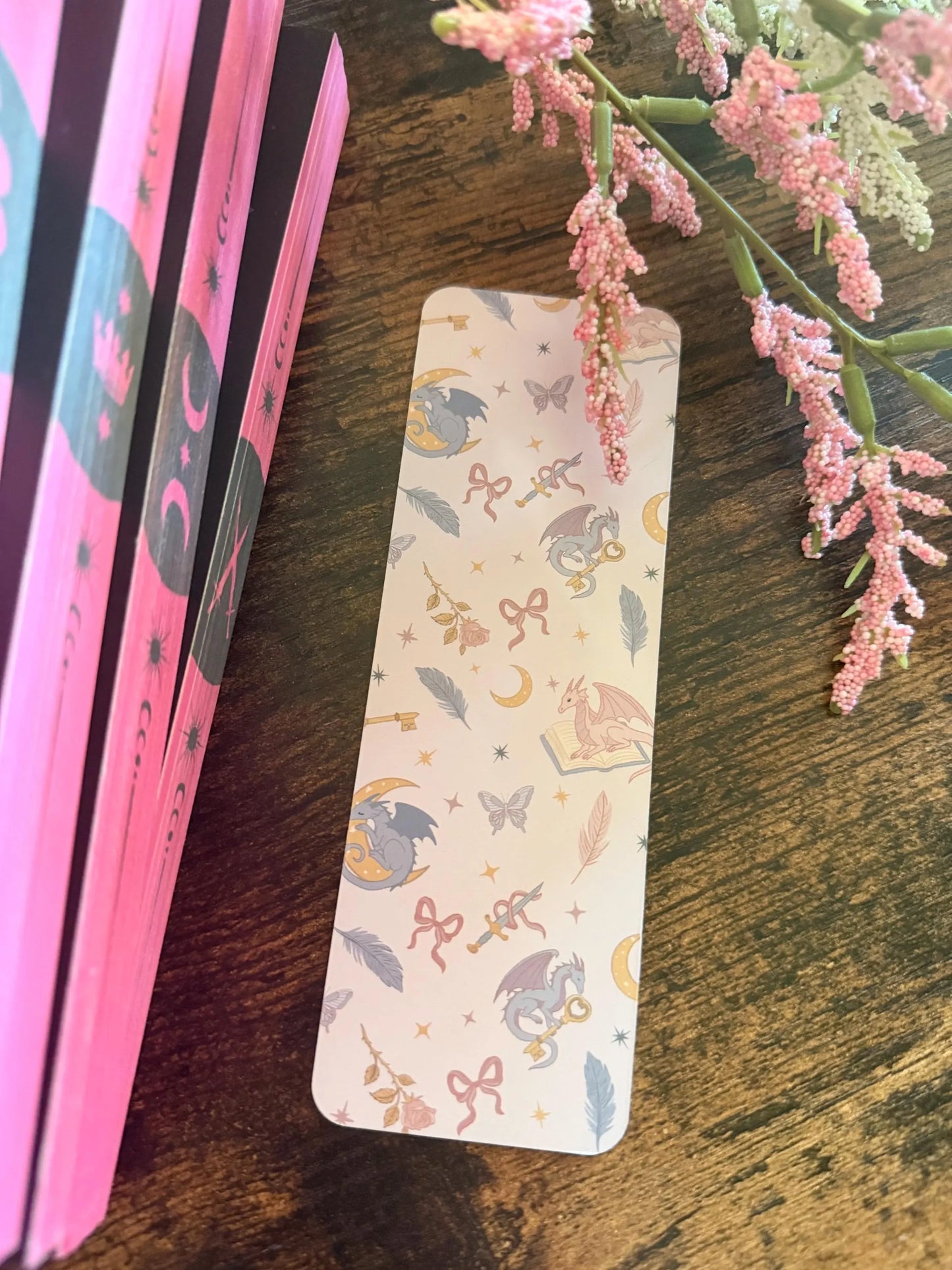 Dragon Romantasy Bookmark