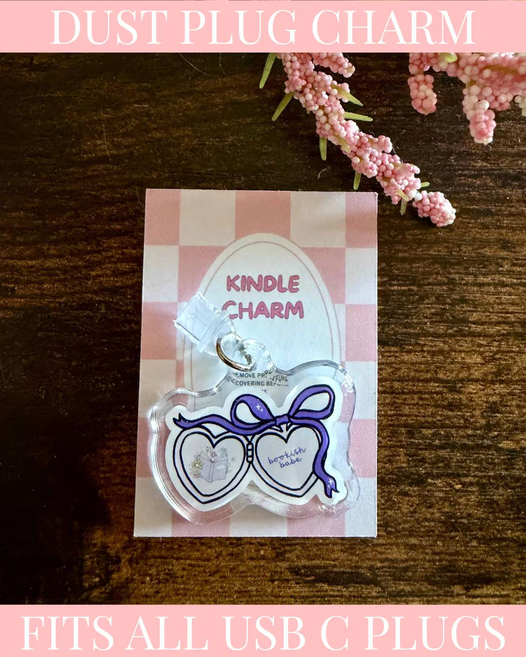 Bookish Babe Kindle Charm