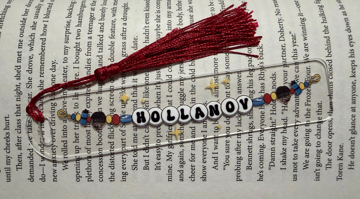 Hollanov Acrylic Bookmark