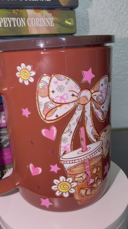Coffee 17oz Glass Mug