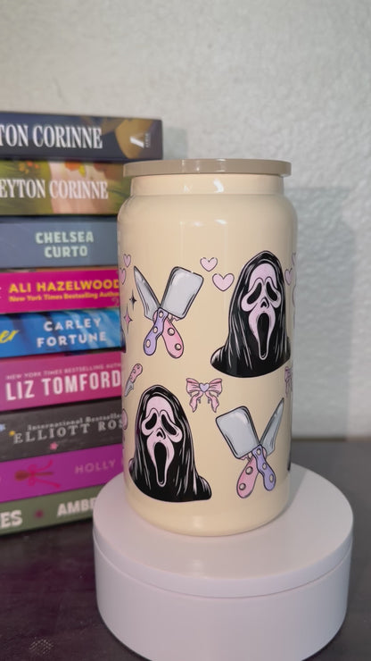 Pastel Ghostface 16oz Stainless Steel Tumbler