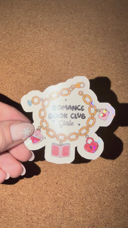 Romance Book Club Girlie Sticker