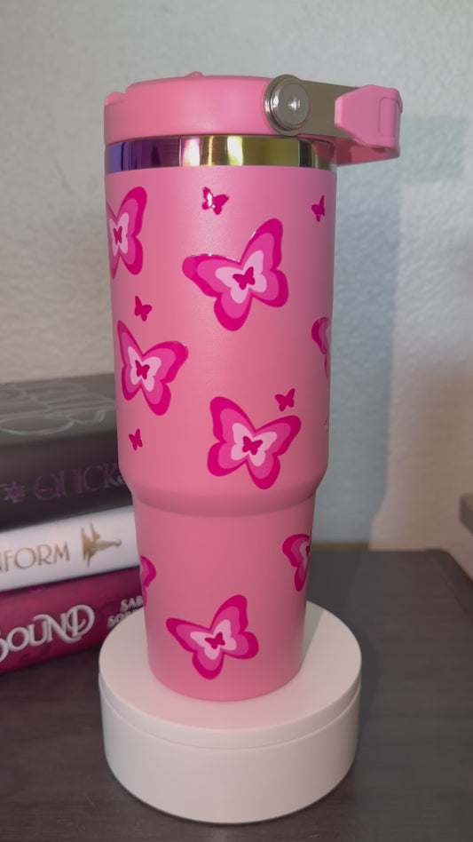 Butterfly 30oz Tumbler