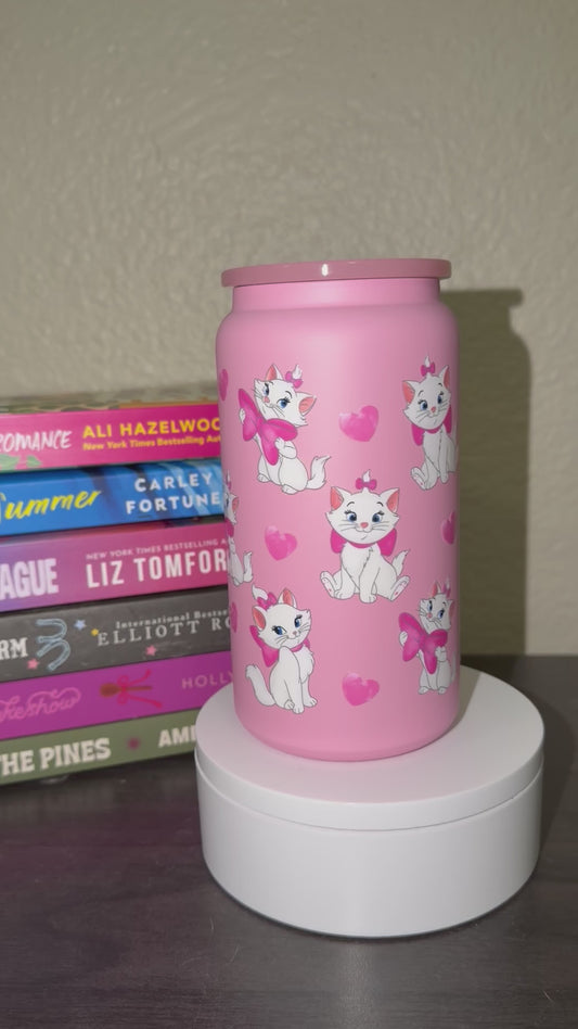 Cat 16oz Stainless Steel Tumbler