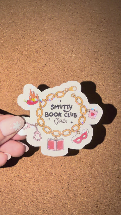 Smutty Book Club Girlie Sticker