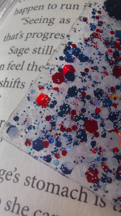 Briar U Lineup Glitter Resin Bookmark