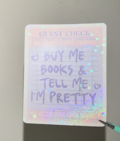 Buy Me Books Sticker