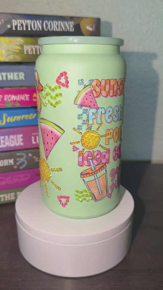 Pool Days 16oz Stainless Steel Tumbler