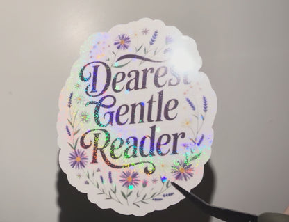 Dearest Gentle Reader Sticker