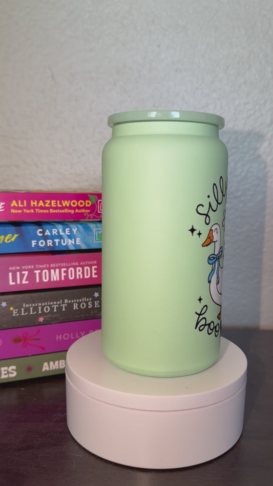 Silly Goose Book Club 16oz Stainless Steel Tumbler
