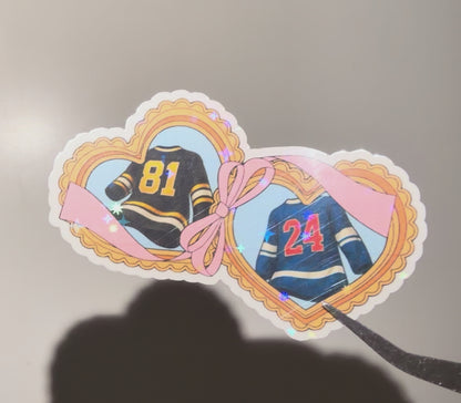 Hockey Romance Jerseys Sticker