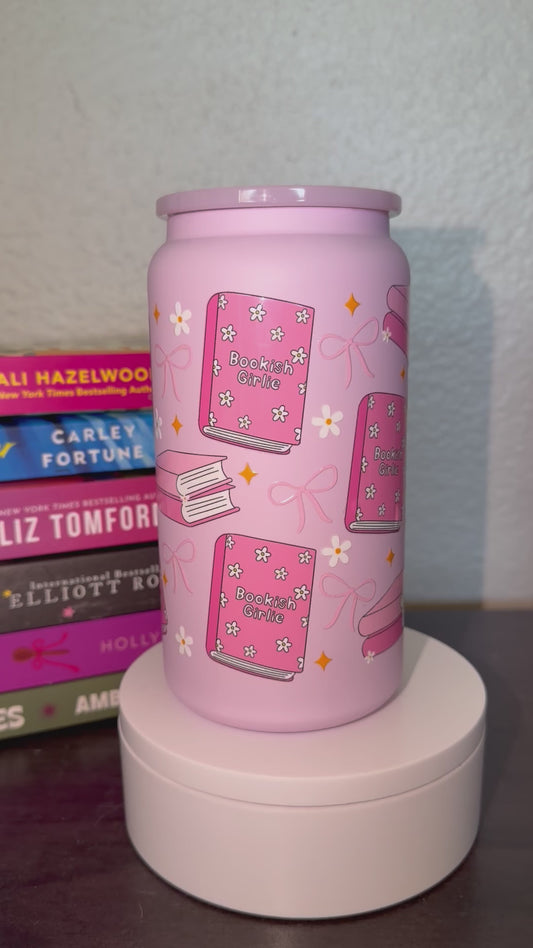 Bookish Girlie 16oz Stainless Steel Tumbler